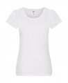 Goedkope Dames T-shirt Fruit of the Loom Lady fit 61-420-0 White